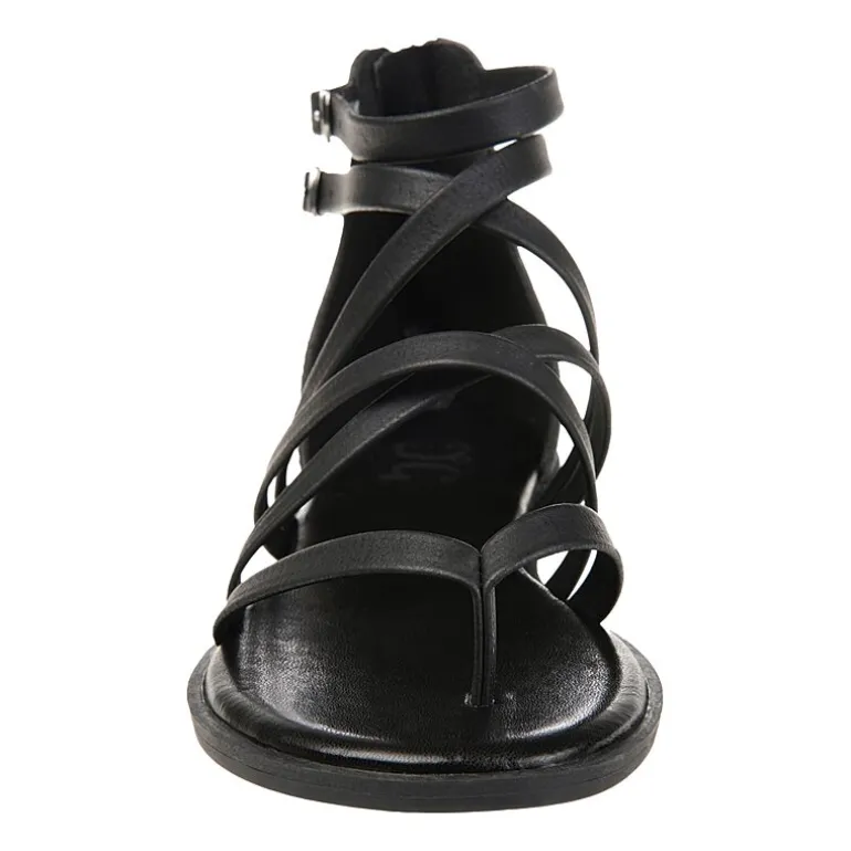 Journee Collection Womens Zailie Criss Cross Strap Flat Sandals