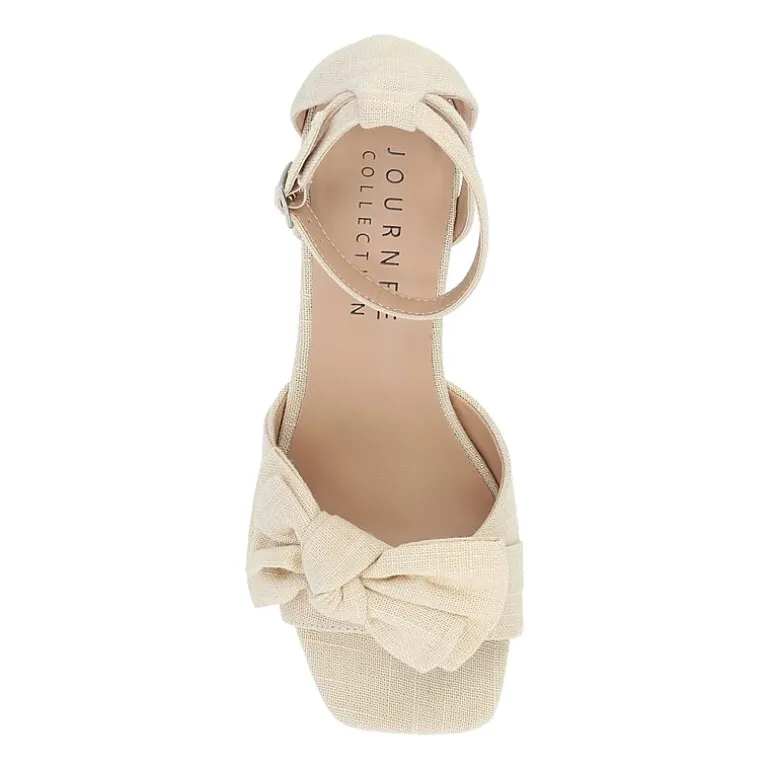 Journee Collection Womens Zevi Heeled Sandals