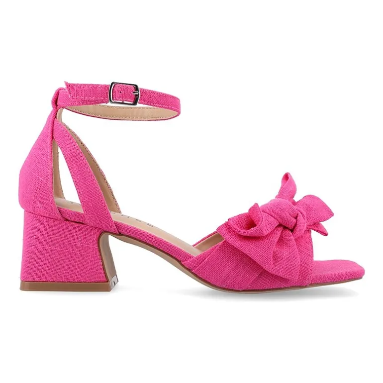 Journee Collection Womens Zevi Heeled Sandals