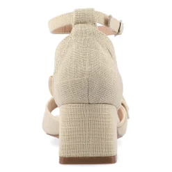 Journee Collection Womens Zevi Heeled Sandals