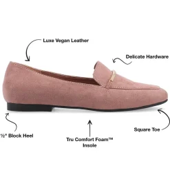 Journee Collection Wrenn Womens Moc Closed Toe Loafers