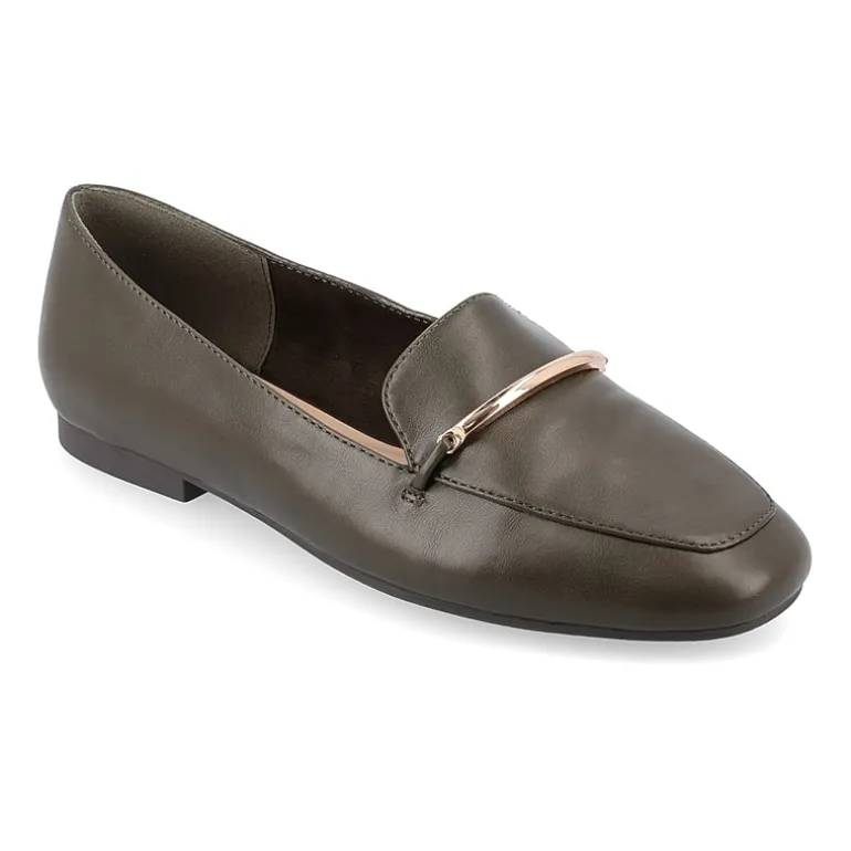 Journee Collection Wrenn Womens Moc Closed Toe Loafers