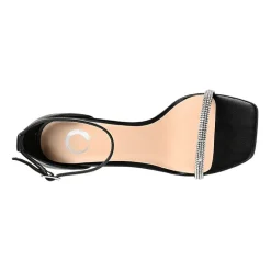 Journee Collection Zoya Womens Round Open Toe Stiletto Heel Pumps