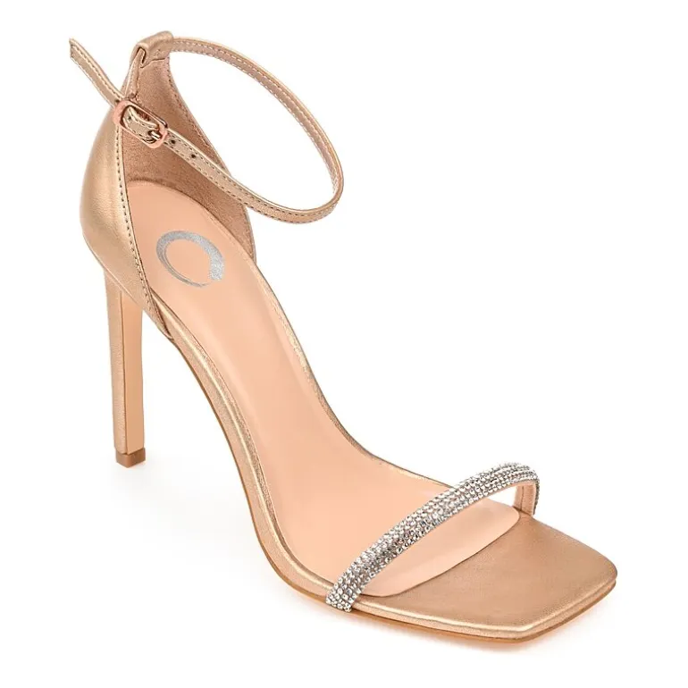 Journee Collection Zoya Womens Round Open Toe Stiletto Heel Pumps