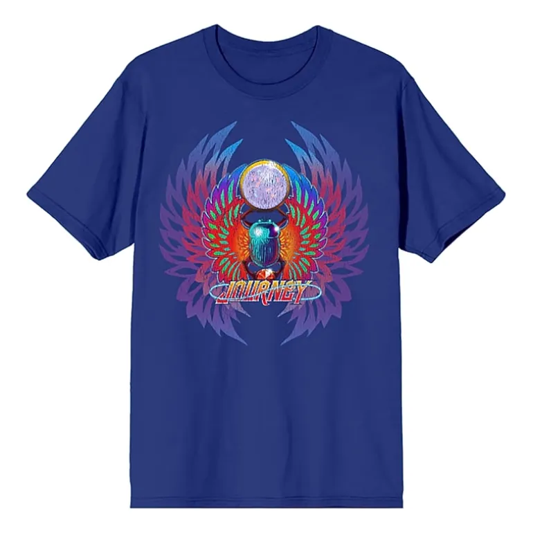 Journey Mens Crew Neck Short Sleeve Regular Fit Graphic T-Shirt