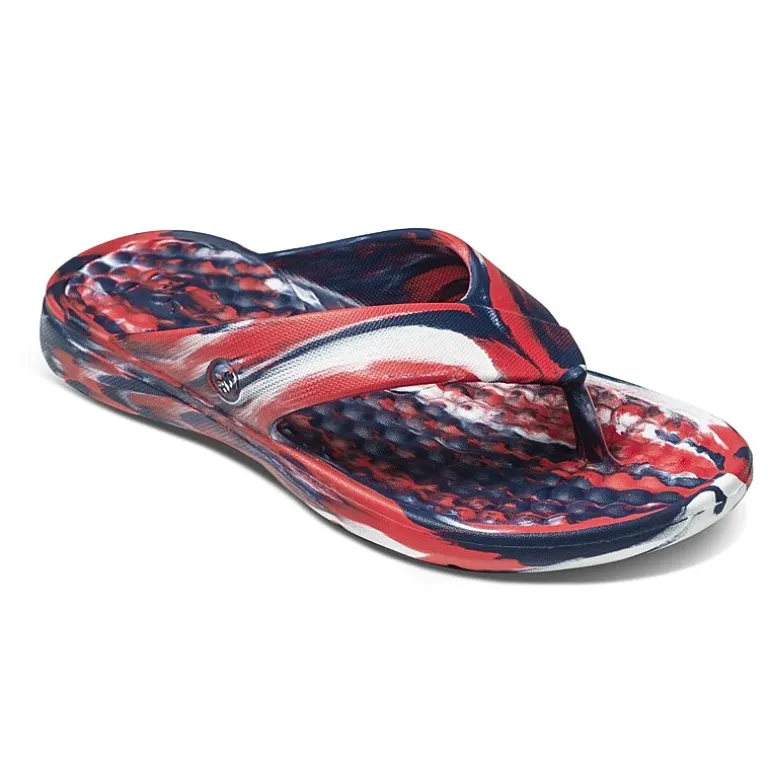 joybees® Unisex Adult Americana Collection Flip-Flops