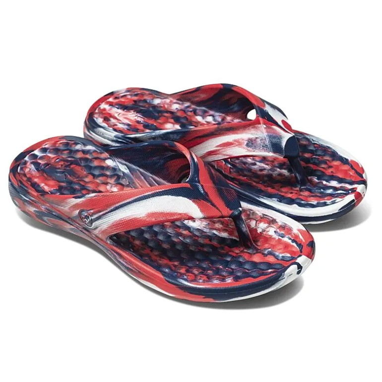 joybees® Unisex Adult Americana Collection Flip-Flops