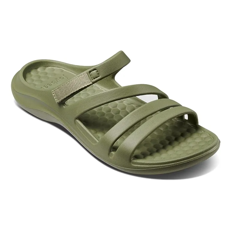 joybees® Womens Graphic Lakeshore Slide Sandals