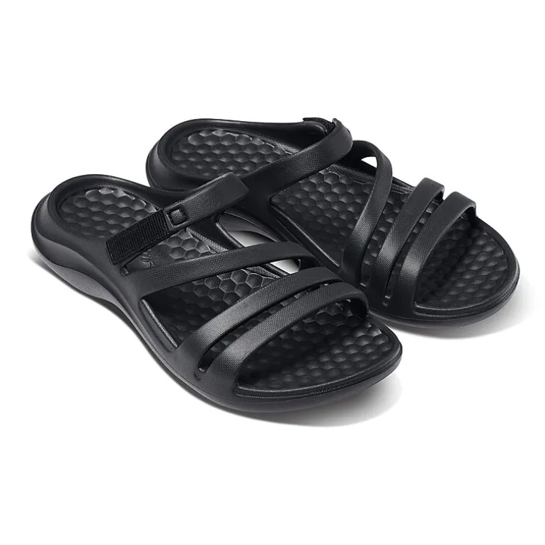 joybees® Womens Graphic Lakeshore Slide Sandals