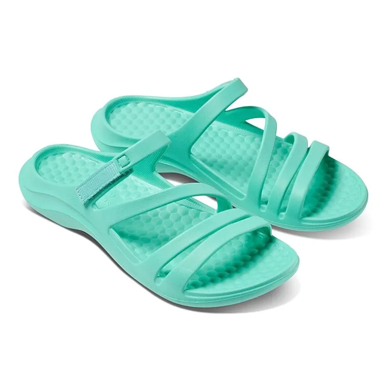 joybees® Womens Graphic Lakeshore Slide Sandals