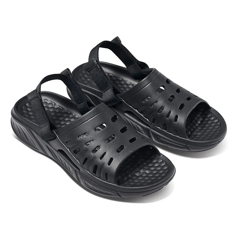 joybees® Womens Graphic Trekking Slide Sandals