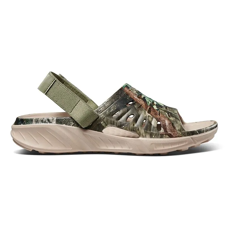 joybees® Womens Graphic Trekking Slide Sandals
