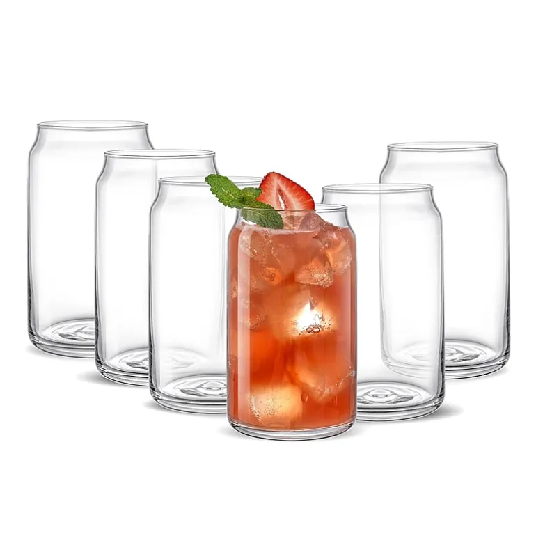 Joyjolt Beer Can 6-pc. Drinkware Set