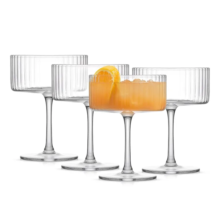 Joyjolt Elle Coupe Martini 2-pc. Martini Glass