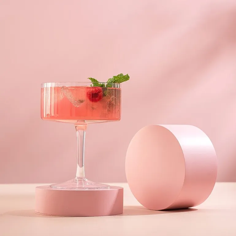 Joyjolt Elle Coupe Martini 2-pc. Martini Glass