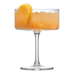 Joyjolt Elle Coupe Martini 2-pc. Martini Glass