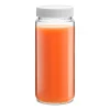 Joyjolt Glass Juice Bottles With Lids (White) 8-pc. Water Bottle