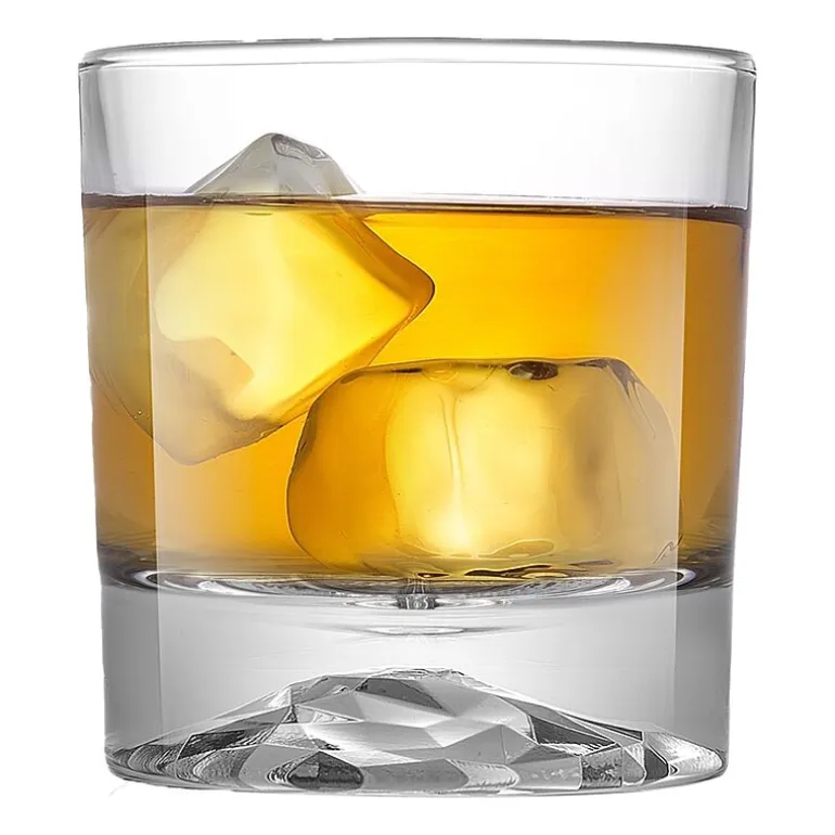 Joyjolt Radiant Tumblers - 10 Oz - Set Of 4 Double Old Fashioned