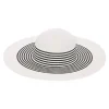 JS Jessica Simpson Black And White Stripe Womens Floppy Hat