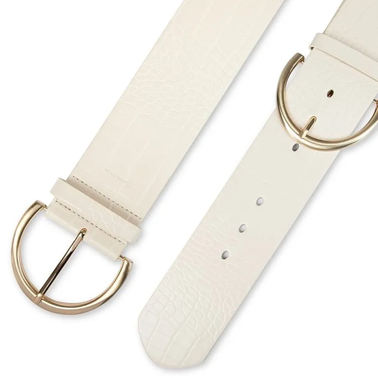 JS Jessica Simpson 2.5" Double Bucke Womens Belt