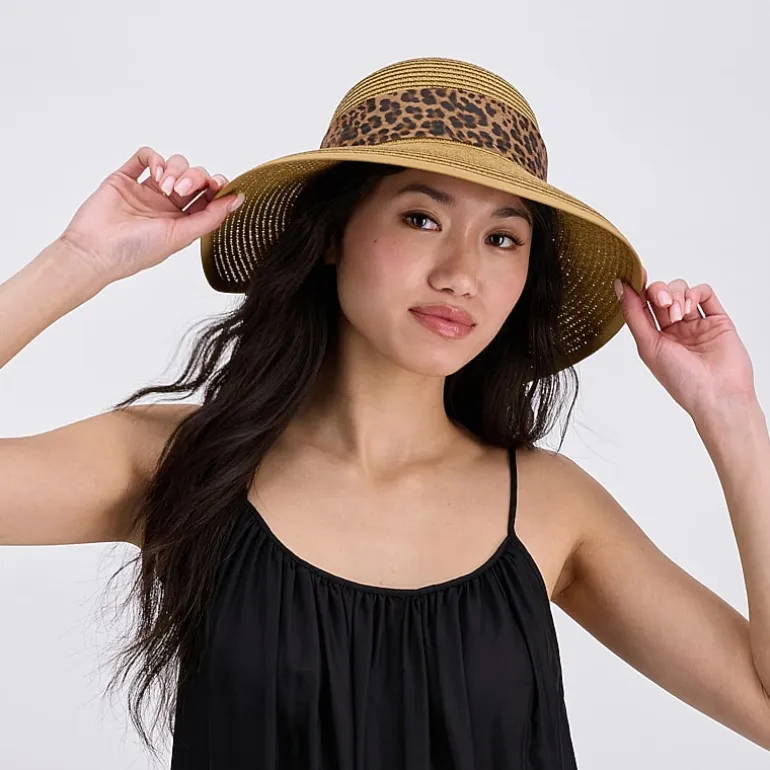 JS Jessica Simpson Floral Womens Floppy Hat