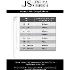 JS Jessica Simpson Hammered Cow Print Womens Belt