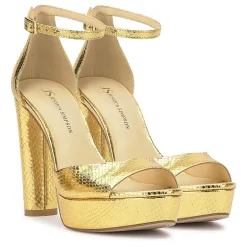 JS Jessica Simpson Izzella Womens Round Open Toe Block Heel Pumps