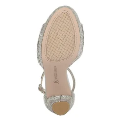 JS Jessica Simpson Izzella Womens Round Open Toe Block Heel Pumps