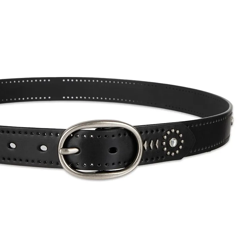 JS Jessica Simpson 1" Jeweled Centerbar Womens Belt