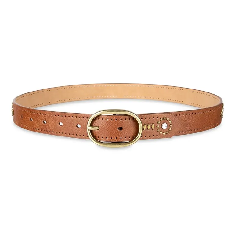 JS Jessica Simpson 1" Jeweled Centerbar Womens Belt