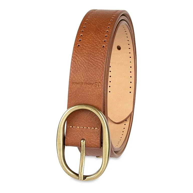 JS Jessica Simpson 1" Jeweled Centerbar Womens Belt