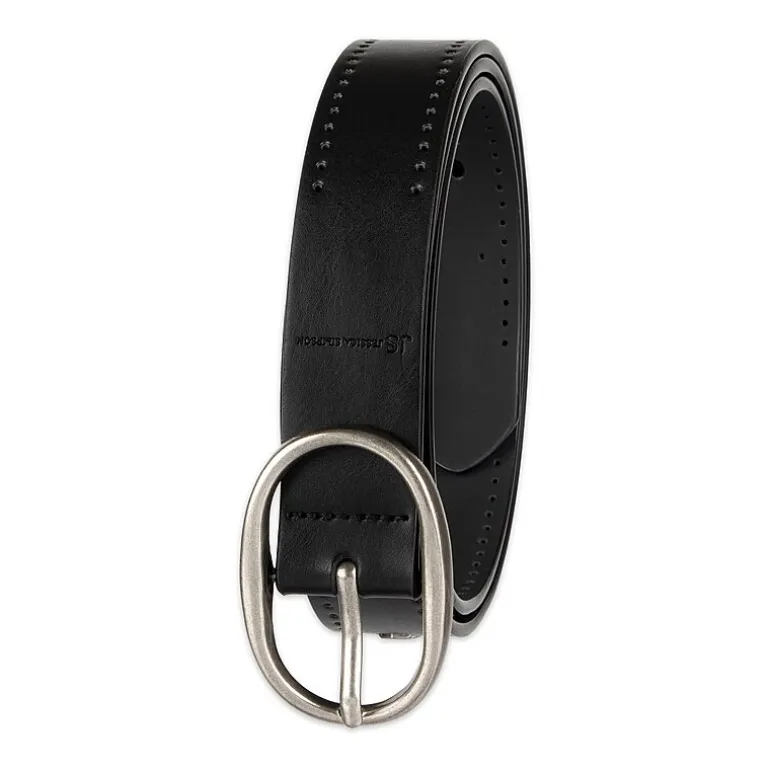 JS Jessica Simpson 1" Jeweled Centerbar Womens Belt