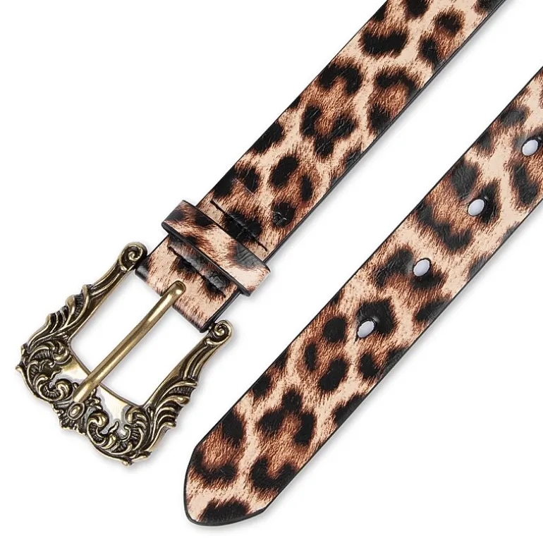 JS Jessica Simpson Ornate Buckle Womens Belt
