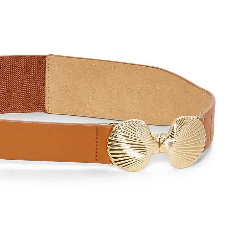 JS Jessica Simpson Skinny Elastic Stretch Waist Womens Belt