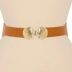 JS Jessica Simpson Skinny Elastic Stretch Waist Womens Belt
