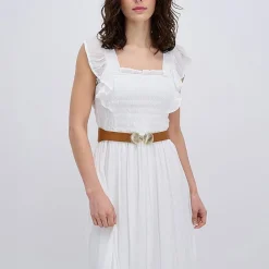 JS Jessica Simpson Skinny Elastic Stretch Waist Womens Belt