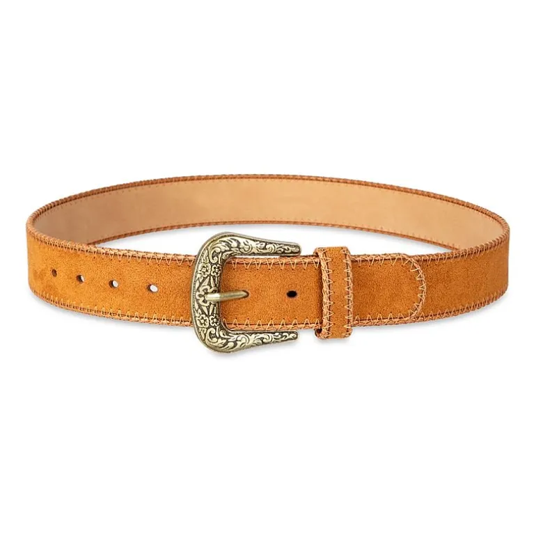 JS Jessica Simpson 1.5" Stitched Western Womens Belt
