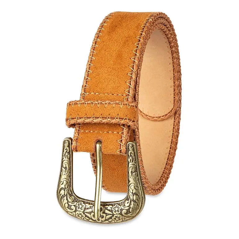 JS Jessica Simpson 1.5" Stitched Western Womens Belt