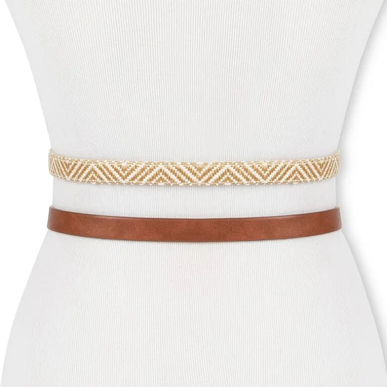 JS Jessica Simpson Web Center 2-pc. Womens Belt