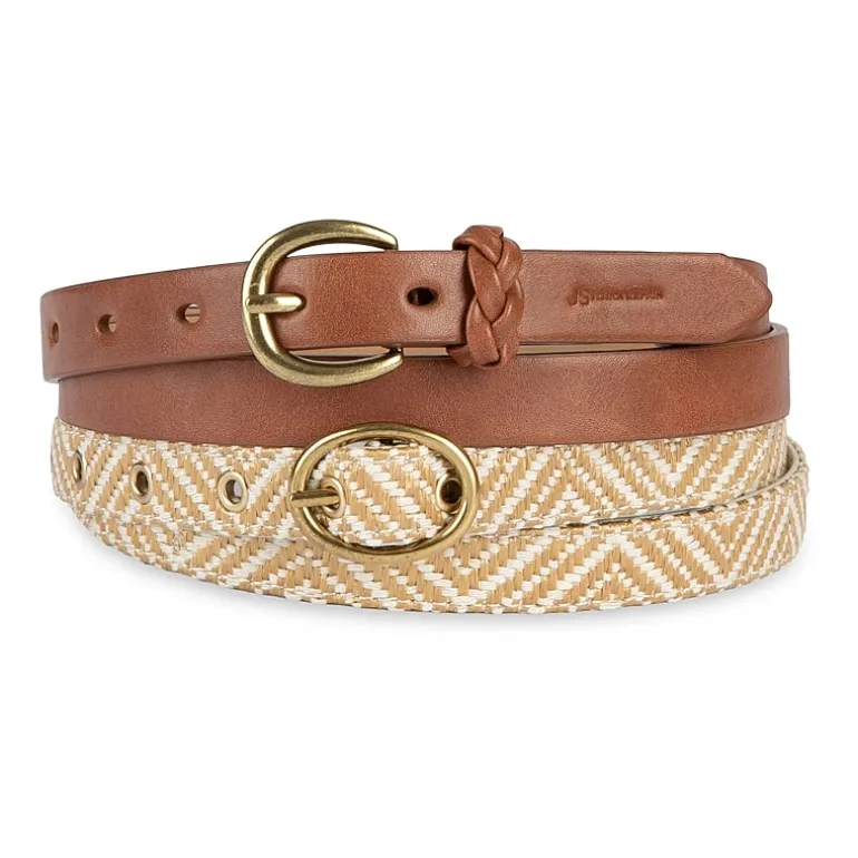 JS Jessica Simpson Web Center 2-pc. Womens Belt