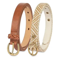 JS Jessica Simpson Web Center 2-pc. Womens Belt