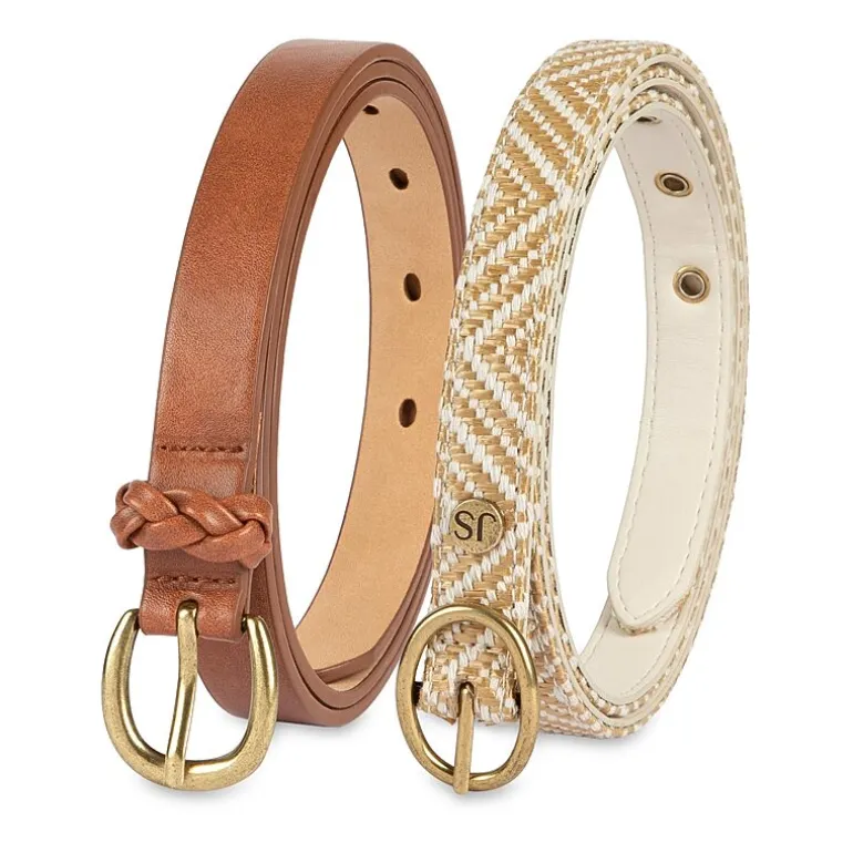 JS Jessica Simpson Web Center 2-pc. Womens Belt