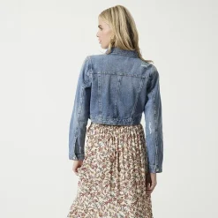 JS Jessica Simpson Womens Denim Midweight Jacket