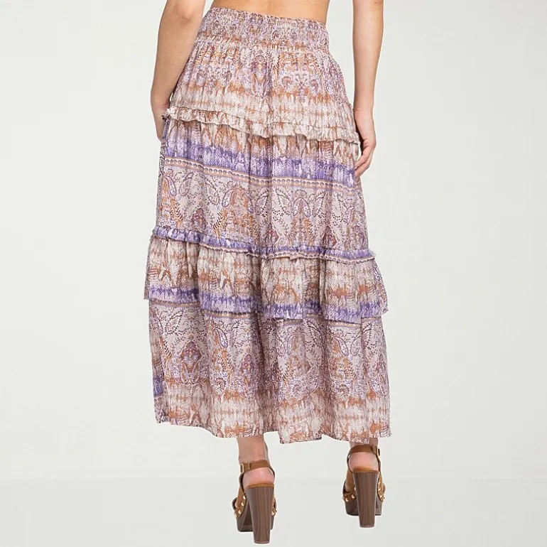 JS Jessica Simpson Womens High Rise Maxi Skirt