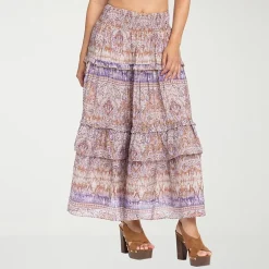JS Jessica Simpson Womens High Rise Maxi Skirt