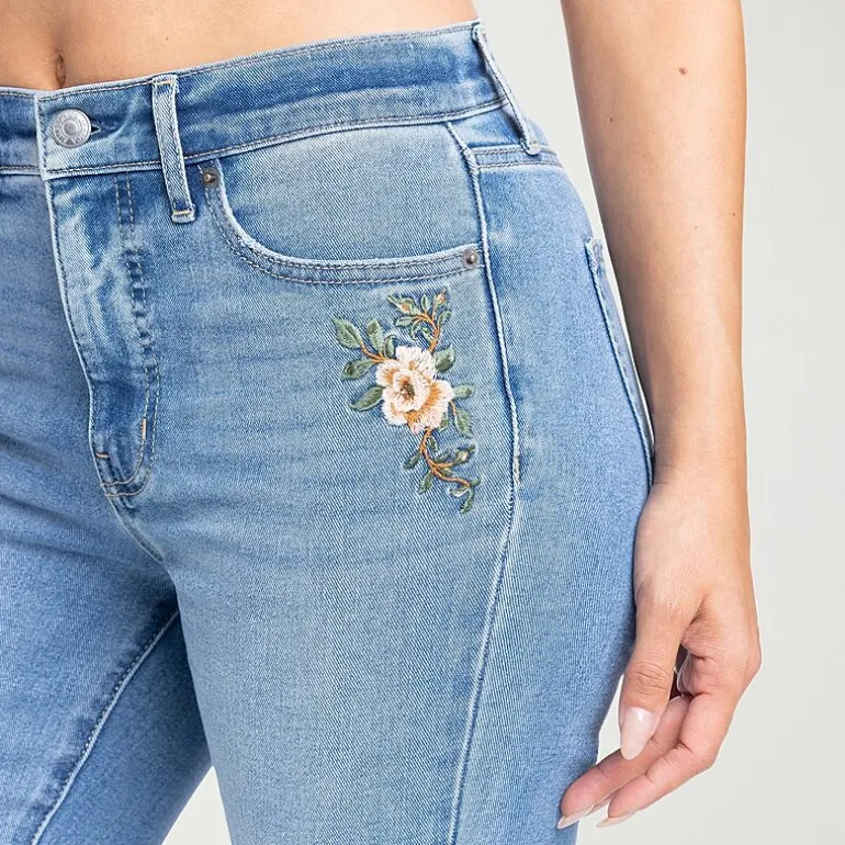 JS Jessica Simpson Womens High Rise Flare Leg Jean