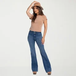 JS Jessica Simpson Womens High Rise Flare Leg Jean
