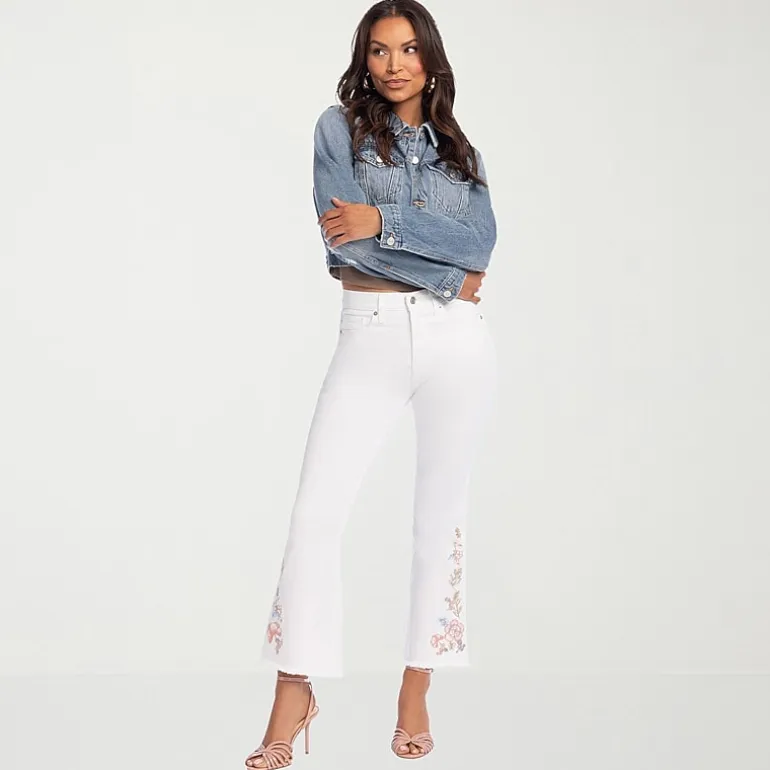 JS Jessica Simpson Womens High Rise Stretch Fabric Flare Leg Jean