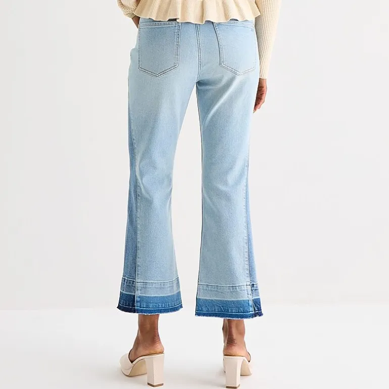 JS Jessica Simpson Womens High Rise Flare Leg Jean