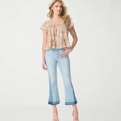 JS Jessica Simpson Womens High Rise Flare Leg Jean